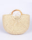 Bamboo Handle Basket Bag